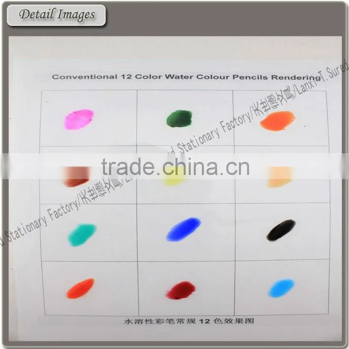 Hexagonal Water Color Pencil Set With Paper Box