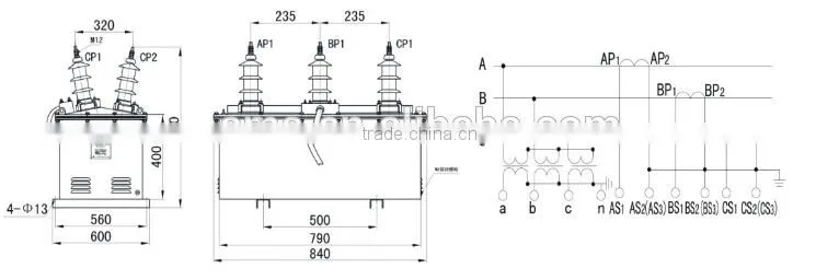 JLSZY-10 Preventing electricity-stolen electric transformer