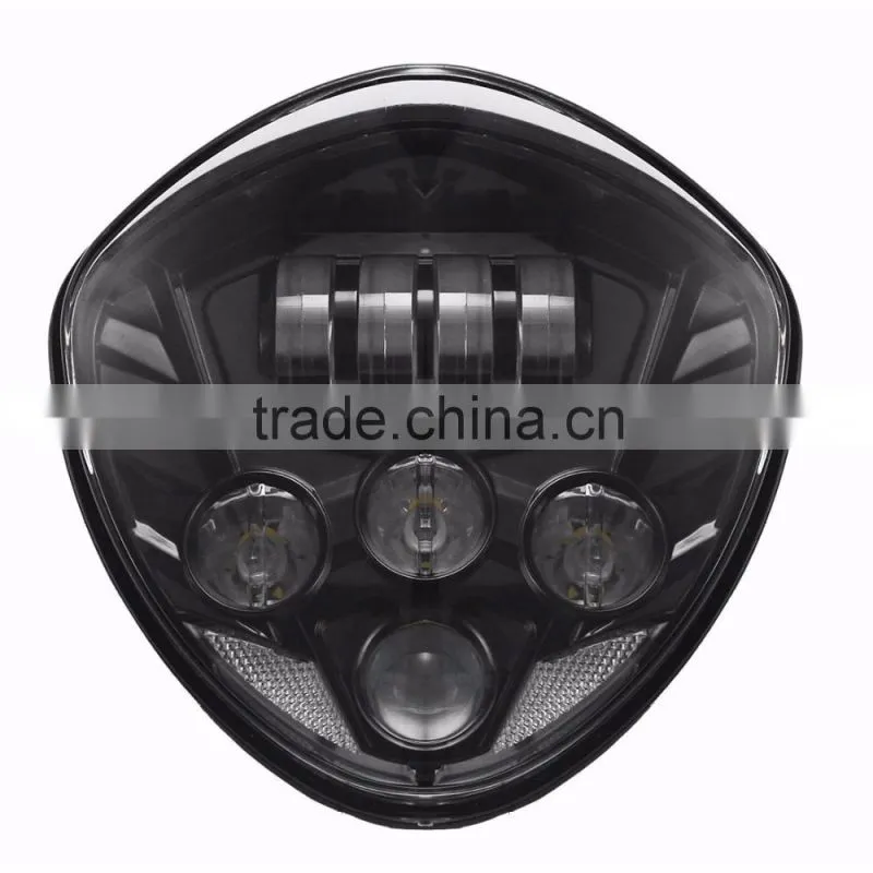 60W Led Headlight Bulbs Motorcycles Headlamp Driving Lights DRL For Motorcycle Victory Cross-Country Lighting 2007-2016