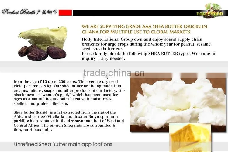 SHEA BUTTER GHANA WEST AFRICA pure natural Top Quality Wholesale Grade A Unrefined Ivory Shea Butter Liquid-Solid Extraction
