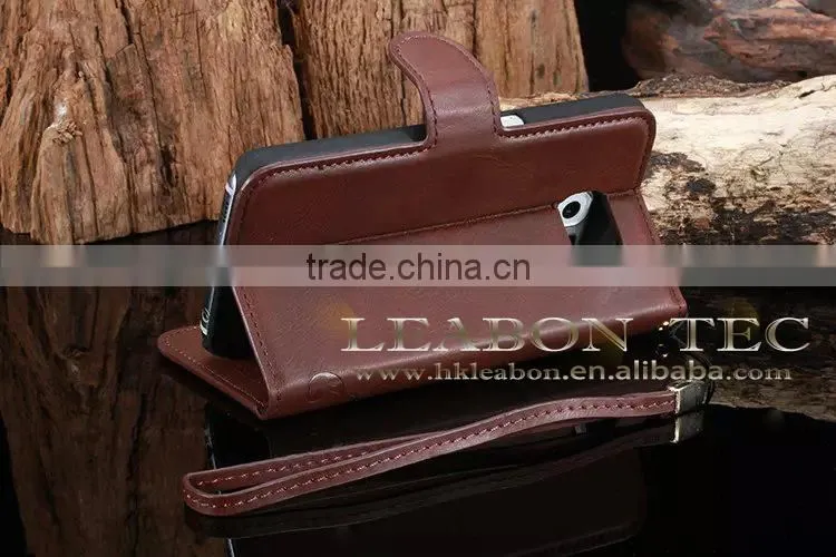 new for samsung galaxy s6 edge case with card slot book wallet flip leather case cover, wallet case for samsung galaxy s6 edge