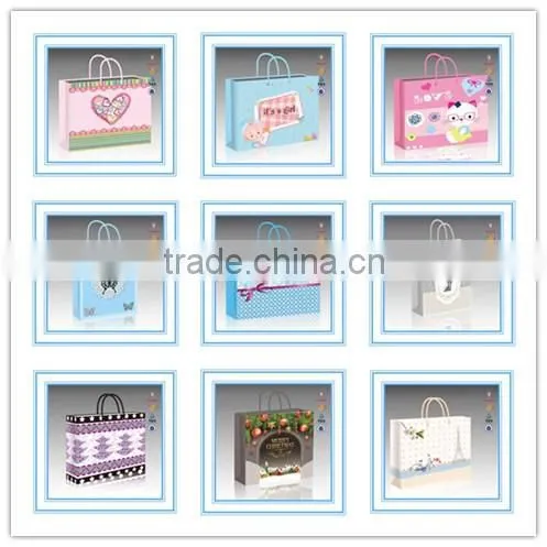 china wholesale Newest design delicate paper shopping bag