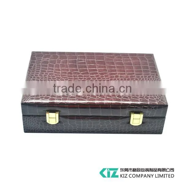 10 Slots Expensive Sewling PU Leather Watch Box