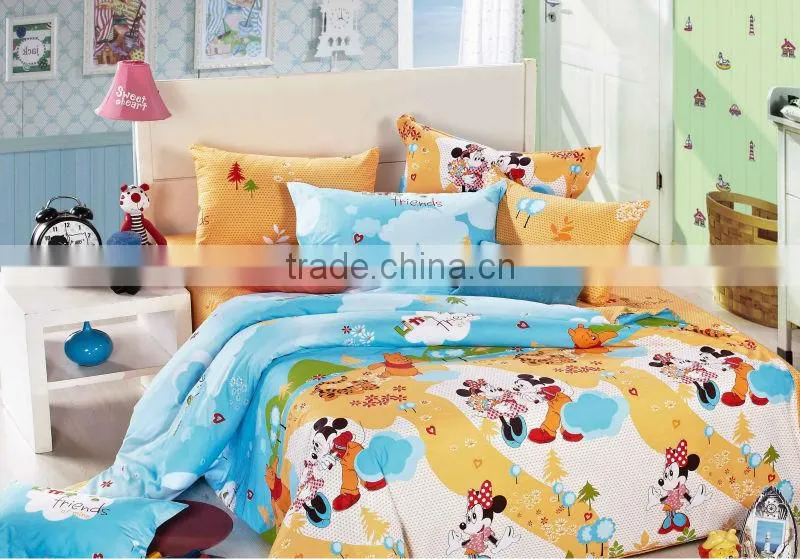 cotton kids bed covers kids bedding set