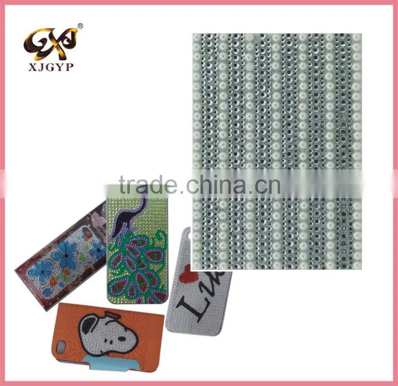 cell phone acrylic sticker/diamond acrylic sticker/crystal diamond wedding stickers