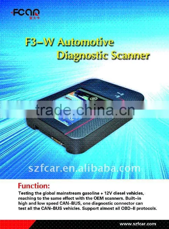 promotion tool FCAR F3-W auto electrical diagnostic tool for Global cars