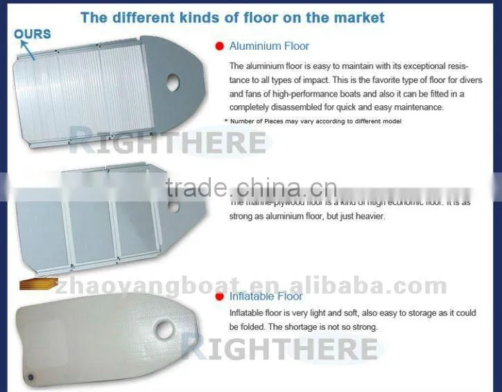 CE Authenticate PVC inflatable boat,optional floor