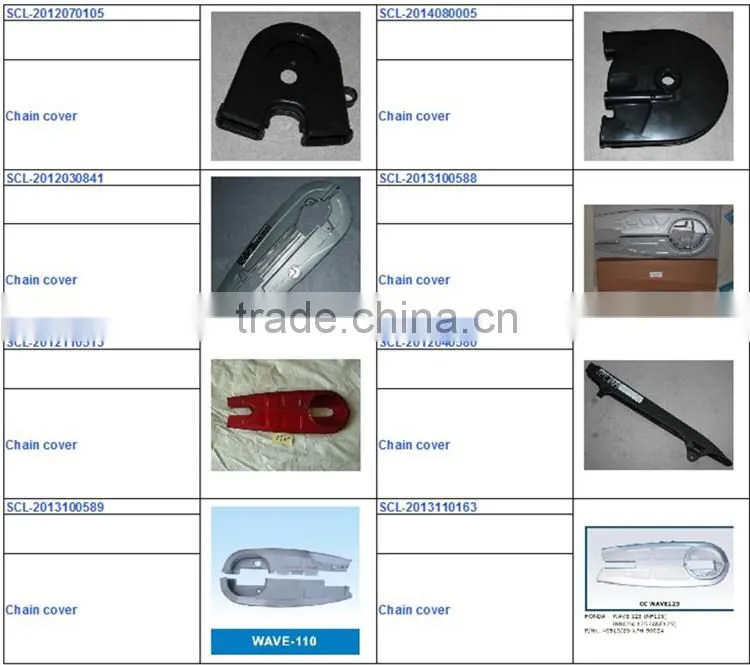 SCL-2012070105 ABS plastic motorcycle chain cover for JAWA350