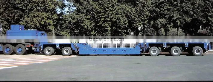 Super heavy-duty transportation assembled trailer