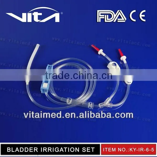 Y-type TUR/Bladder Irrigation Set made of non-toxic PVC