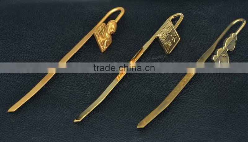 Fancy Custom arts and crafts metal gift bookmark