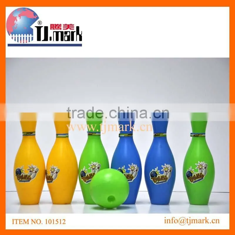 Plastic cartoon bowling ball game set