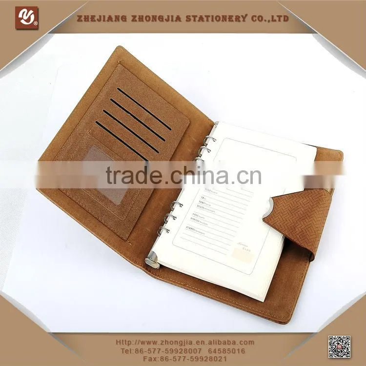 Loose-leaf Magnetic Notebook with Pen Holder
