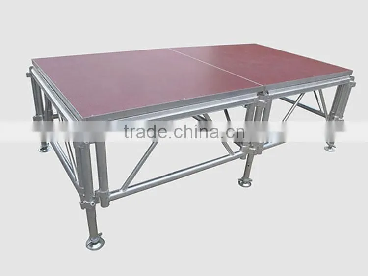 Assembly aluminum mobile concert stage in stock