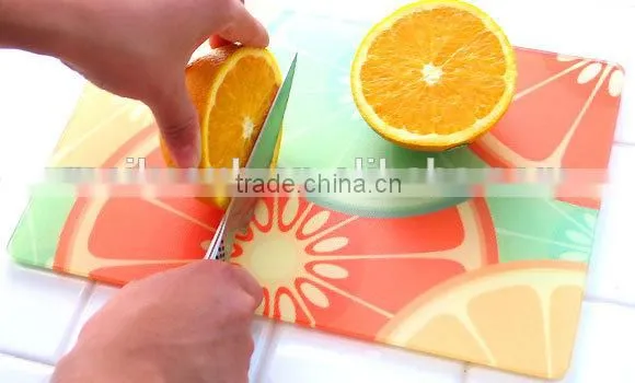 Wine bottle design glass cutting board for sublimation printing