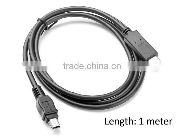USB 3.1 Type-C Male to mini USB 5 pin Male Cable