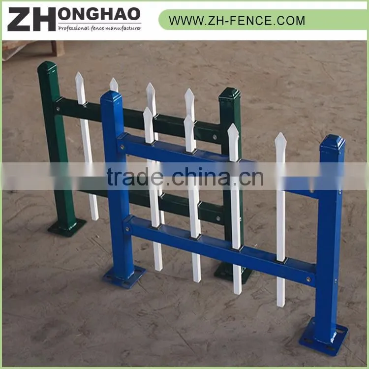 CE Certificate PVC coated Wholesale Manufacturer Hot selling wrought iron fence for garden