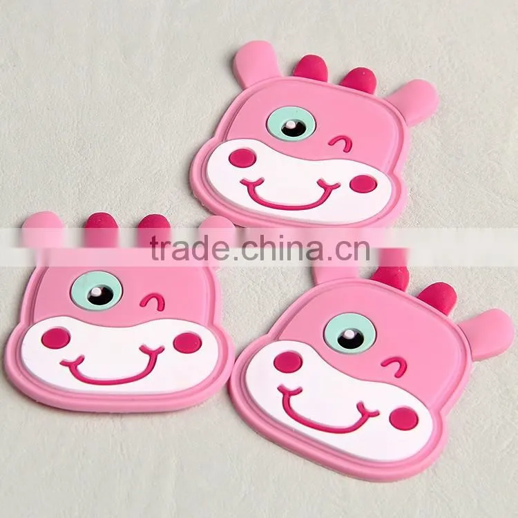 China accessories factory custom silicon rubber luggage tag