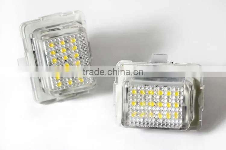 DC12V-30V ABS materials led license plate light bolts led license plate lamp truck for B enz