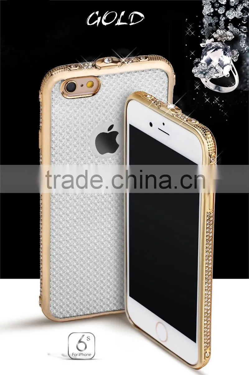 New design electroplating tpu case mobile phone case for iphone 6s/plus
