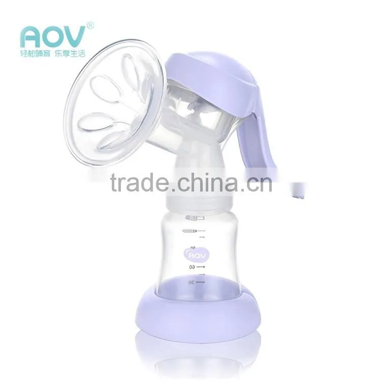 High-End Milk Breast Pump with 6 Petals Silicone Massage Pad