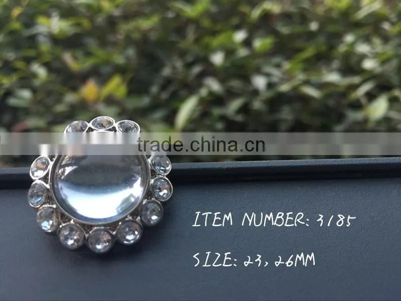 2016 hot sale new style rhinestone acrylic plastic button sewing retail&wholesale flower center