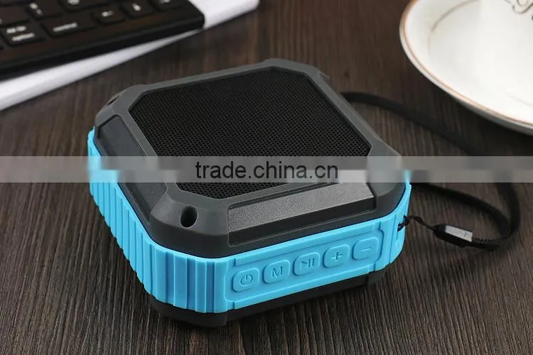 Wireless bluetooth portable active speaker with rechargeable battery