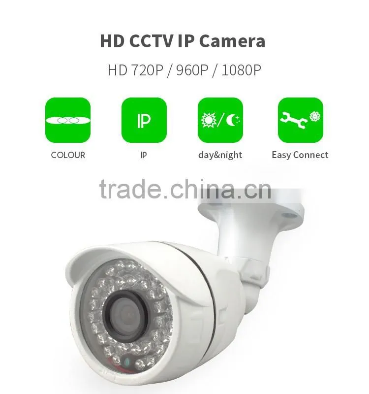 Vitevison bullet vandal proof alloy housing IP65 waterproof 720p IP camera outdoor