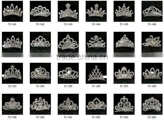 crystal pearl alloy hair combs