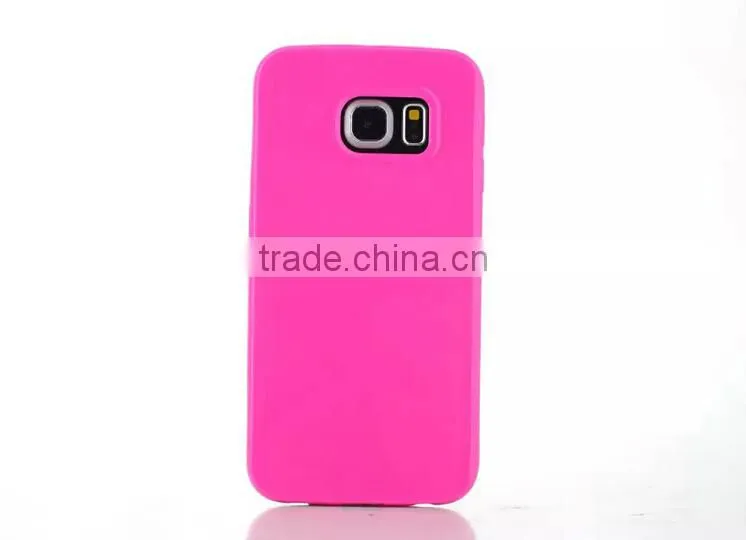 Factory Price Colorful Candy Soft Case For Samsung S6