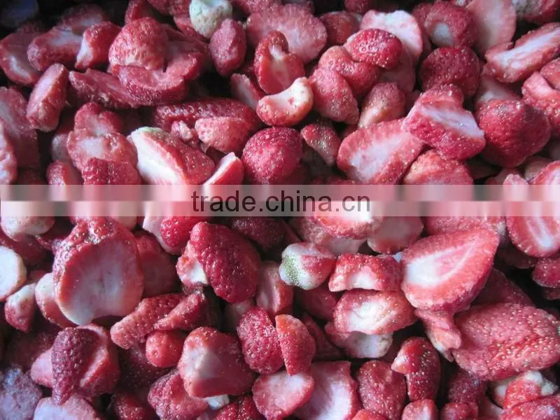 Plant of Frozen Fruits IQF Strawberry Diced