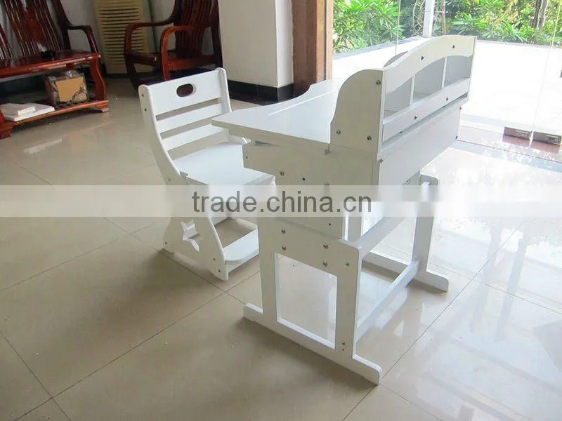 student desk & chair/school college furniture/wood student chair and desk