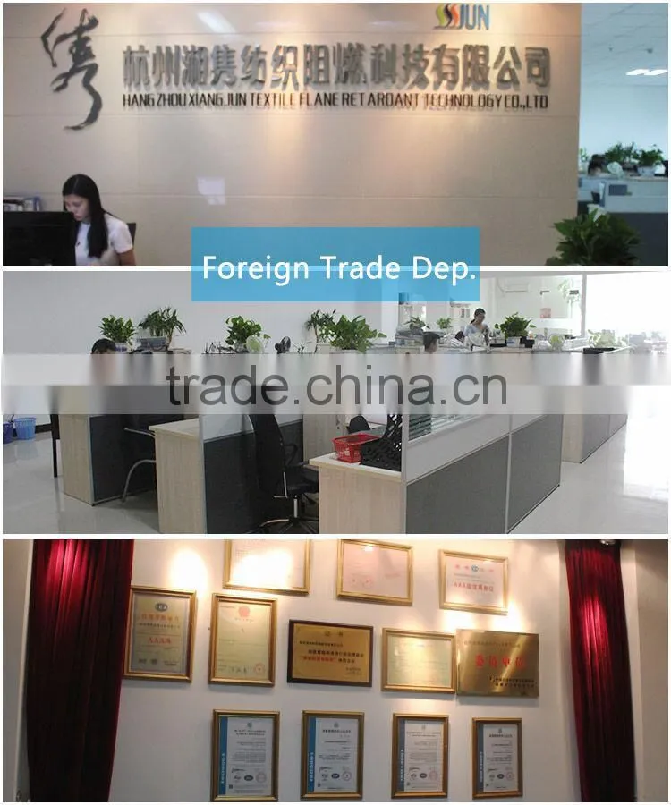 Permanent flame retardant blackout curtain design for living room XJZ 2009-6