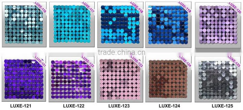 2015 Sequin Hard Plastic Transparent Sheet
