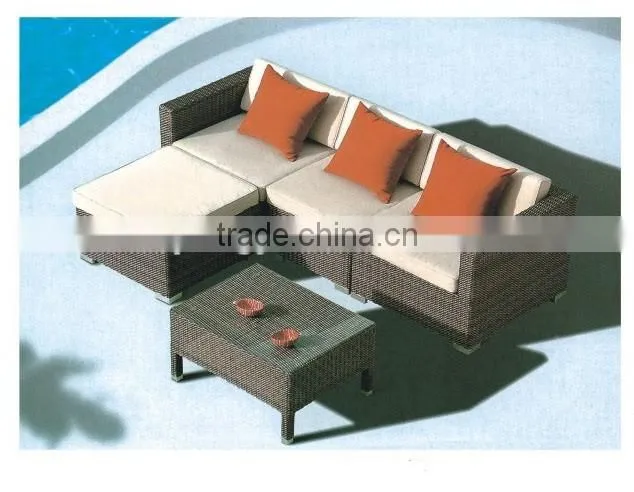 garden wicker sofa furniture set
