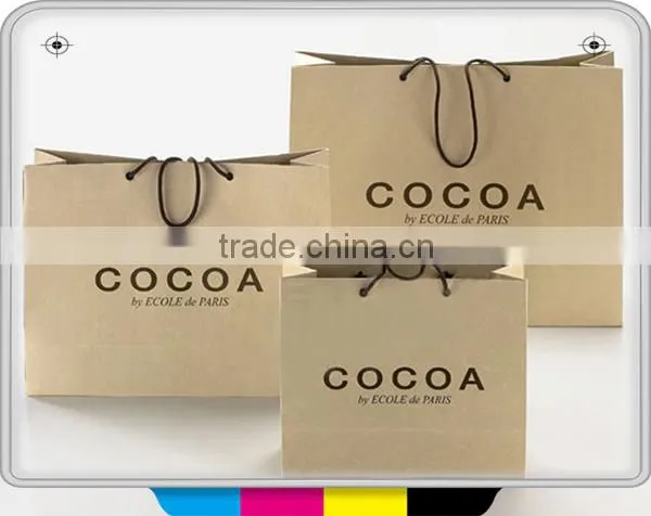 2014 customized brown craft paper bags
