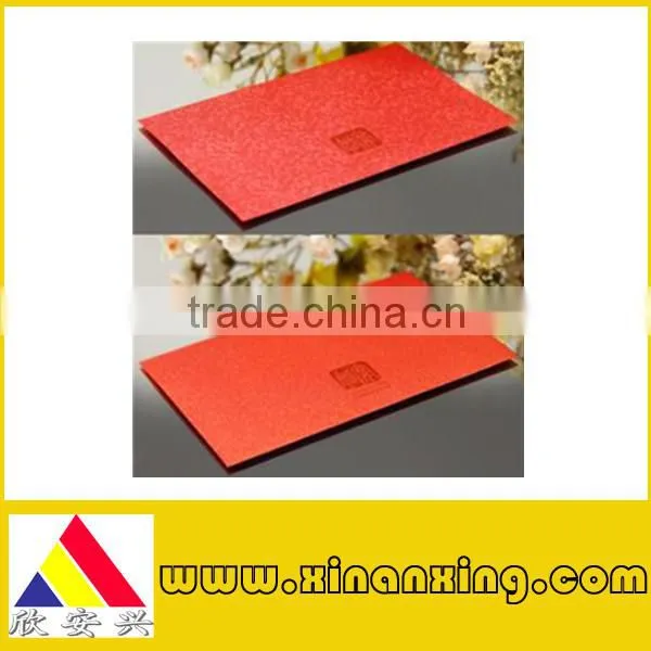 red paper envelope for the wedding