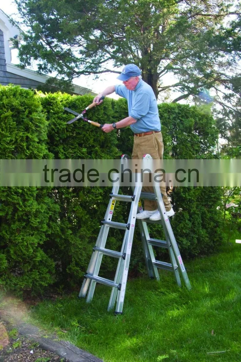 aluminum little giant ladder, en 131 multi-purpose aluminum ladder 4*3 4*4 4*5