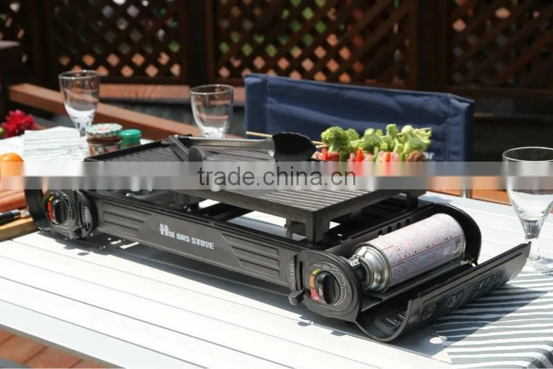 DOUBLE BURNERS PORTABLE GAS STOVE