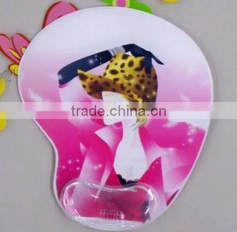 high quality transparent gel mouse pad