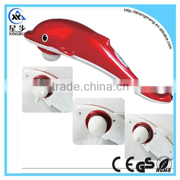 Pain relieve electric handheld dolphins massager