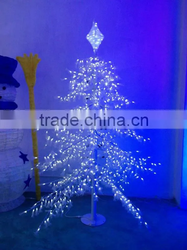 Programmable Decorative Running Christmas Led Lights Tree With Letter