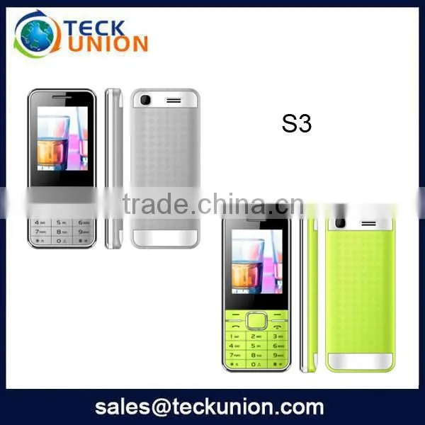 S3 2.4inch wholesale unlocked dual sim quad band GSM phone