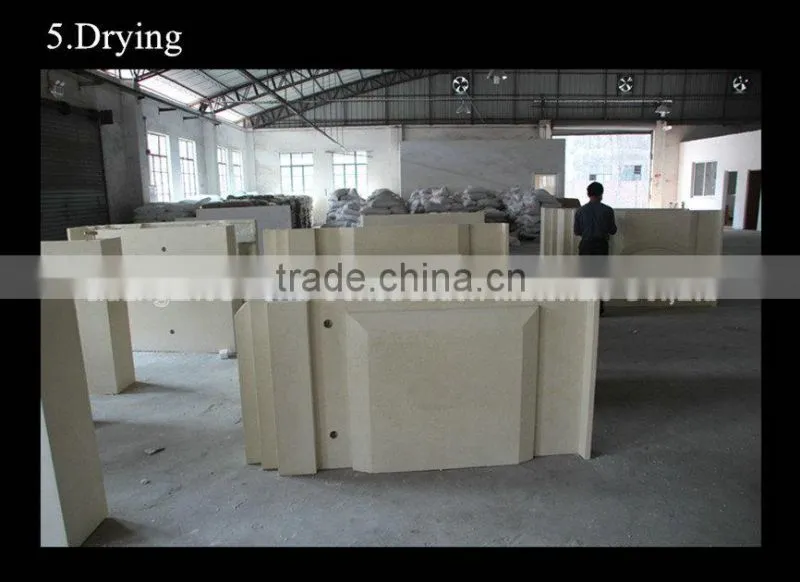 waterproof fire resistant grc material facade panel for exterior decoration