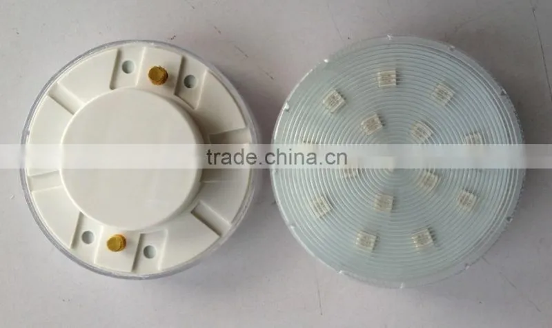 Weier Glass gx53 led cabinet lamp 5.5w led gx53 lamp 5050 30 smd