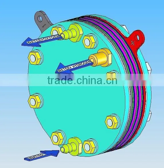 Hydrogen HHO PEM Electrolyzer Only Pure Water Needed SPE HHO Generator Hydrogen Fuel Cell