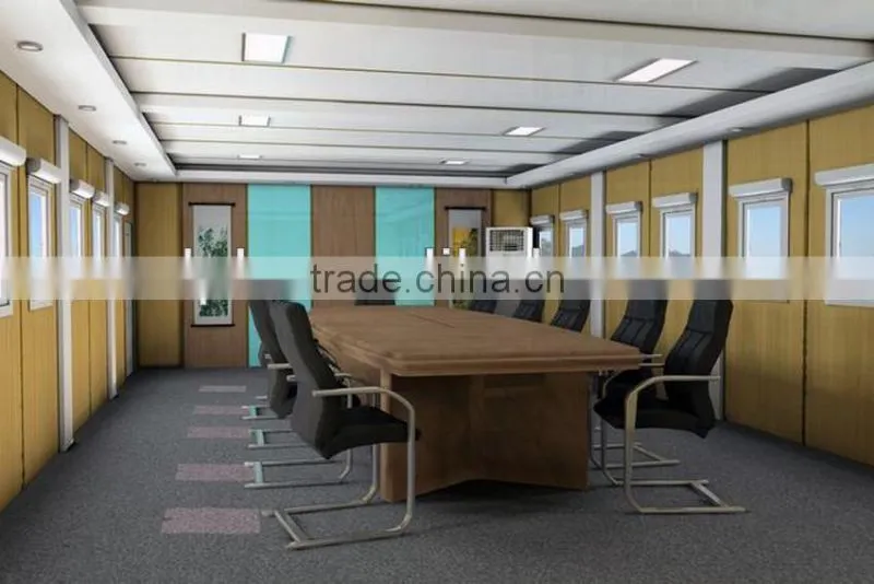 movable office with sandwich panel