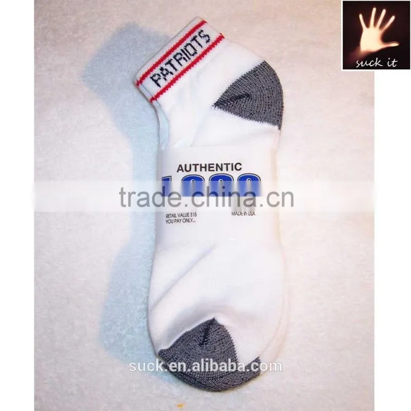 New England Ankle Socks with custom logo from china