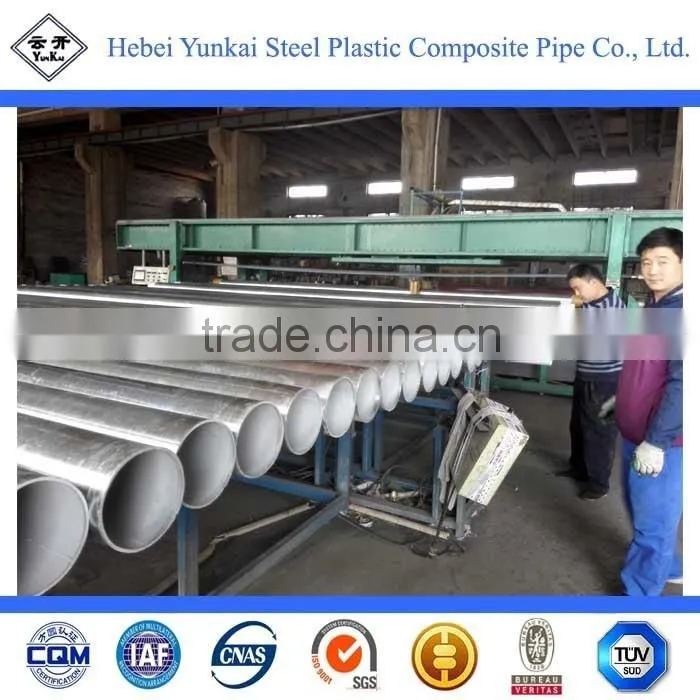 erw hot galvanized round steel water pipe price