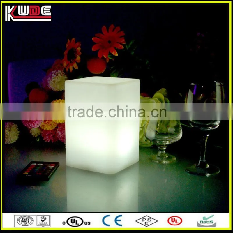 Bar Table Decoration Lighting Wireless Battery LED Table Lamp With Remote Control